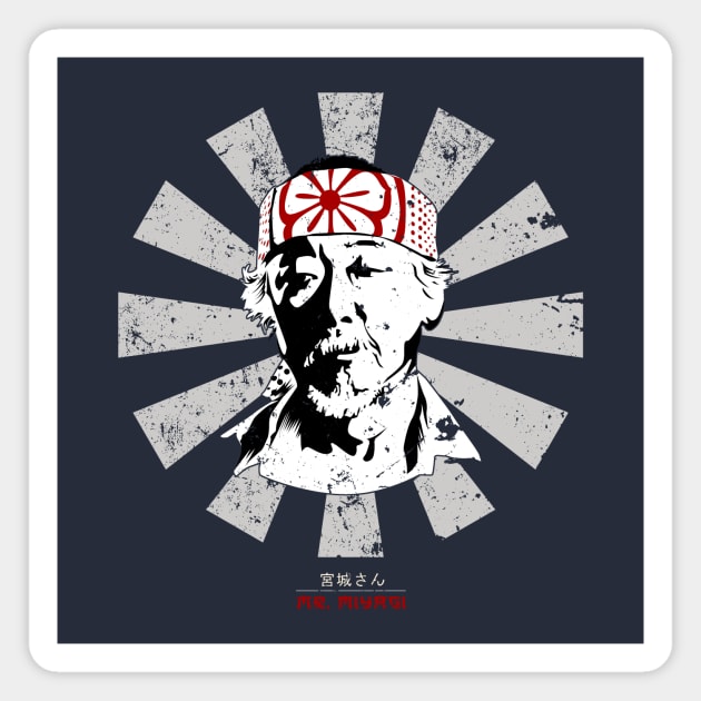 Mr Miyagi Retro Japanese Karate Kid Magnet by Nova5